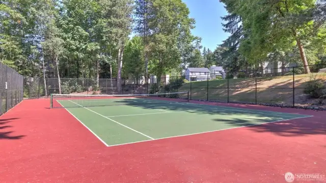 One of the sport courts in Klahanie