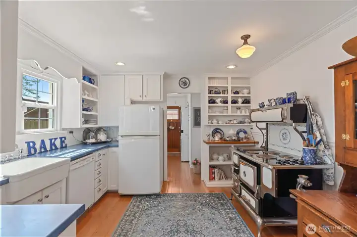Kitchen with Retro Stove