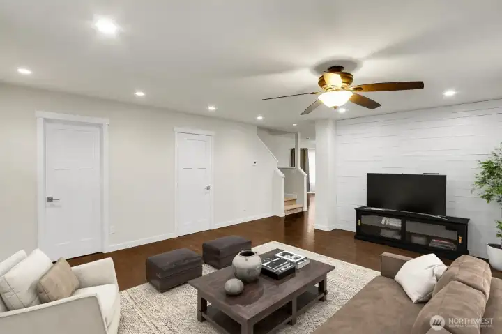 Living Room, virtually staged