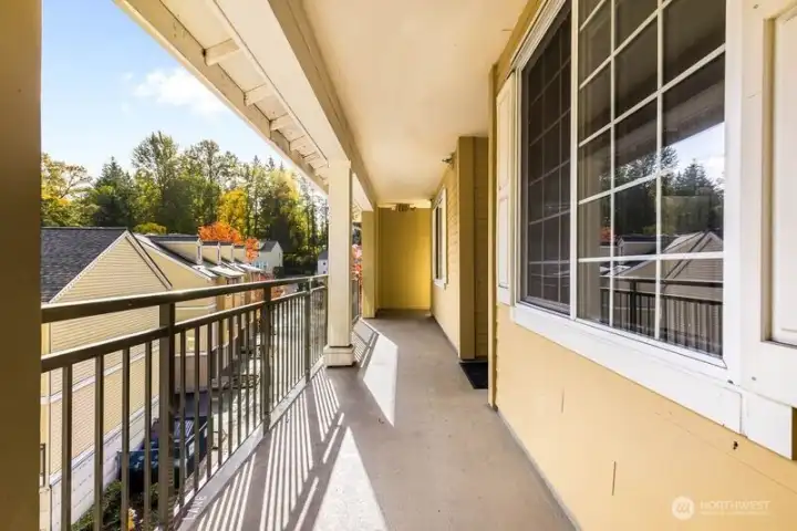 Front deck/walkway to your door...