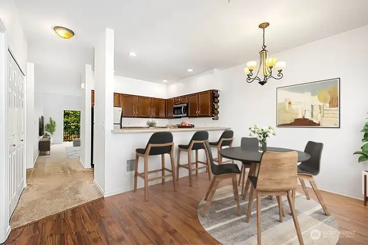 Open to the kitchen & great for entertaining!