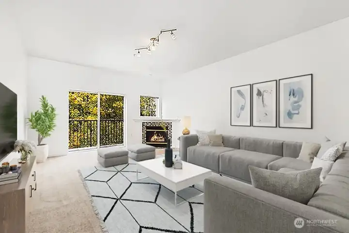 Expansive living room!