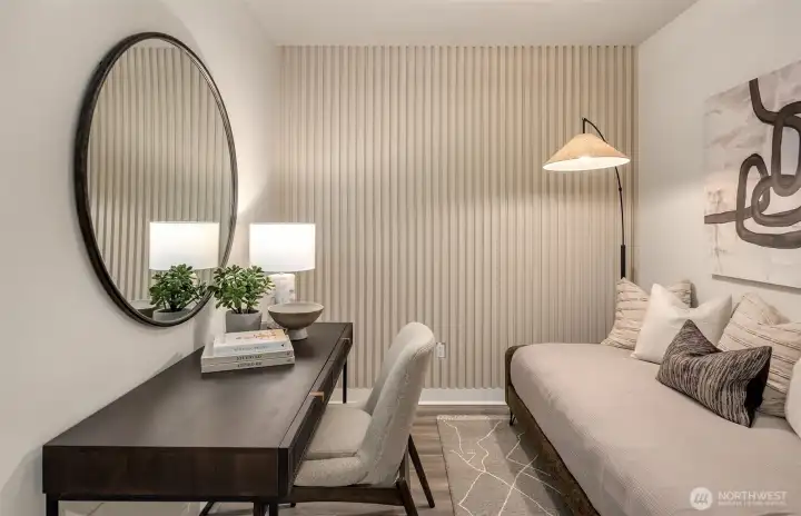 Picture represents model of floorplan, but not actual home.