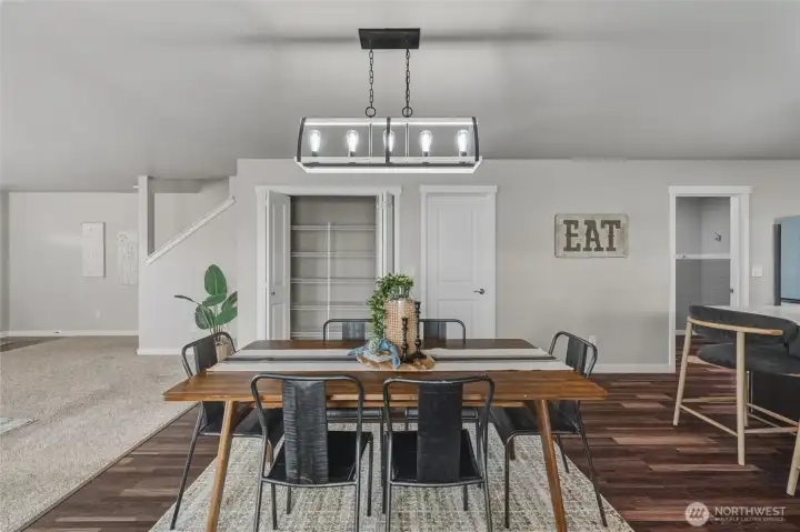 A large pantry for storage.