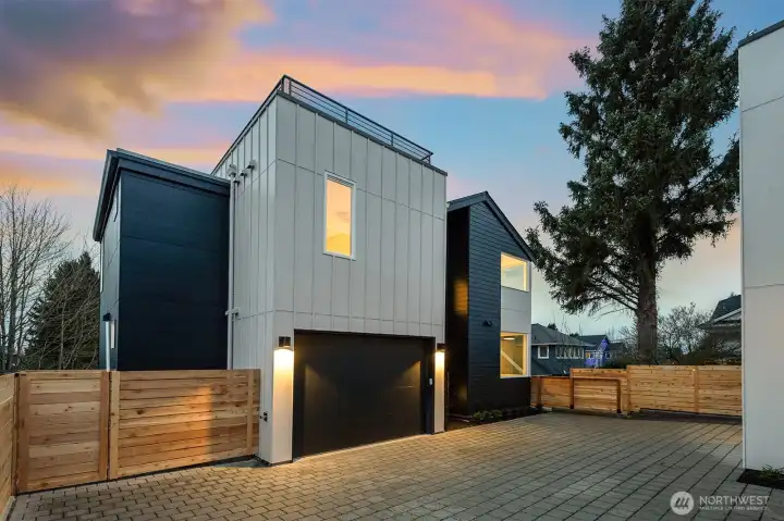 Spacious attached 1-car garage that is accessed off the main level.