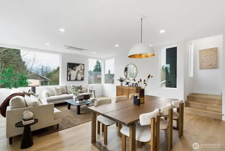 The main floor is a great place to entertain.