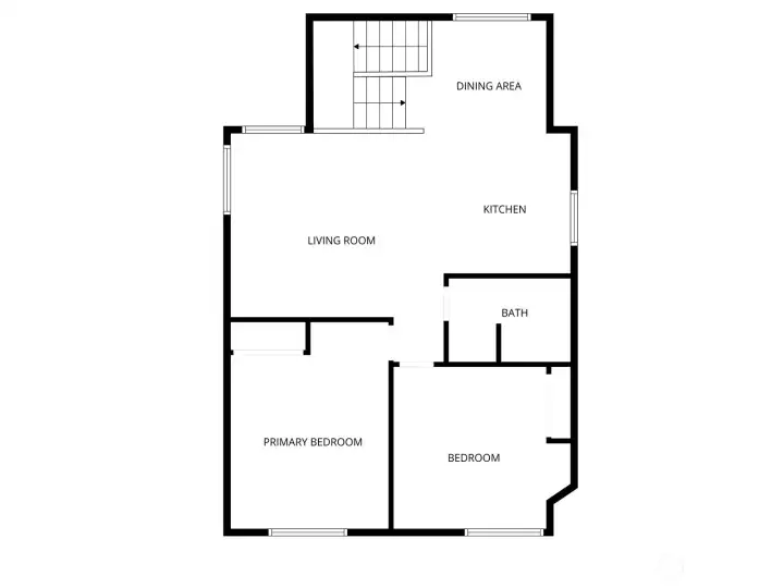 Upper floor/unit layout