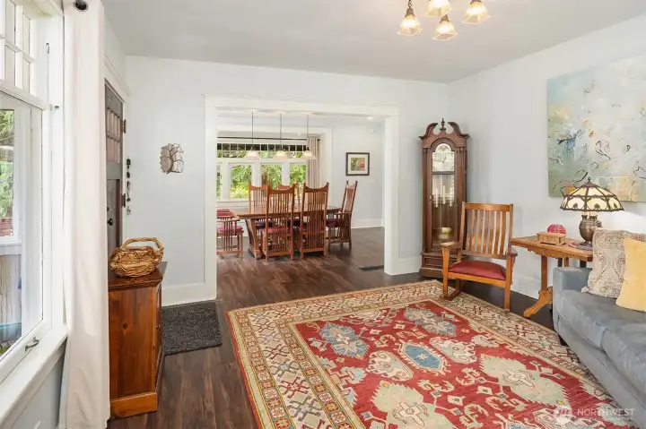 Living Room and Dining Room flow seamlessly