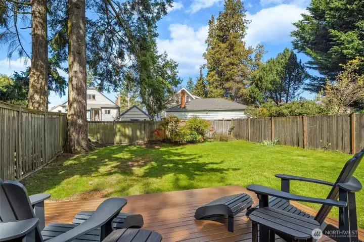 Peaceful Backyard Retreat with Deck