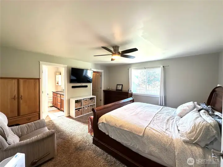 Primary bedroom on main level