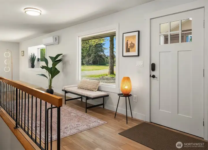 Main home upper level entry