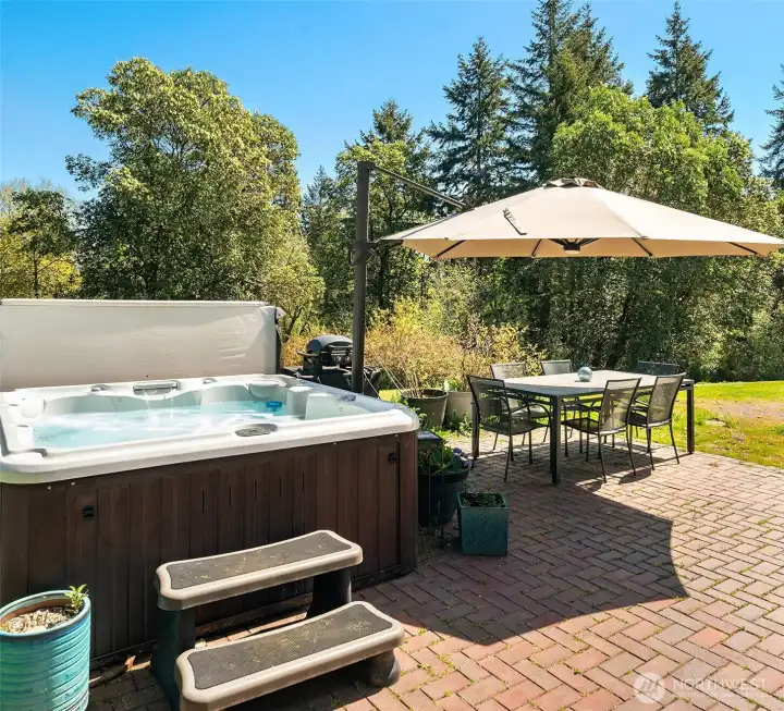 Patio off lower level