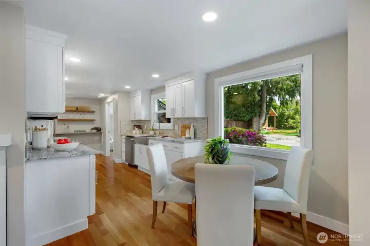 Kitchen with eating space