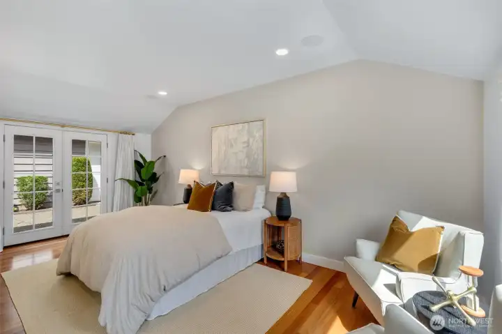 Primary suite on the main floor