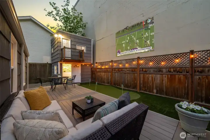 Movie nights under the stars on the "big screen"