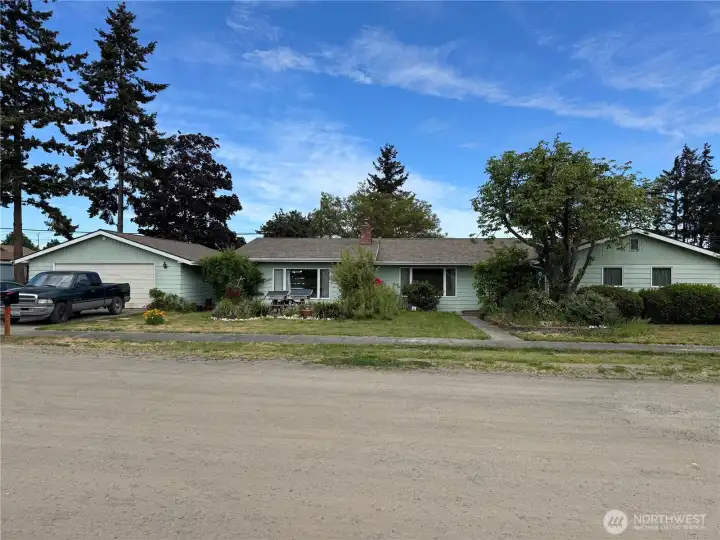 Property is on 3 city lots