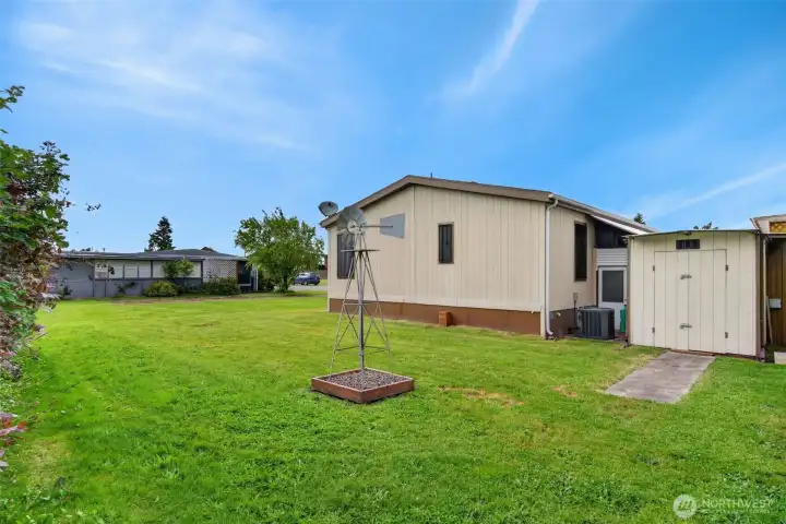 Windmill/Right Side Yard