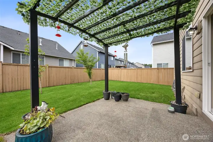 Covered patio