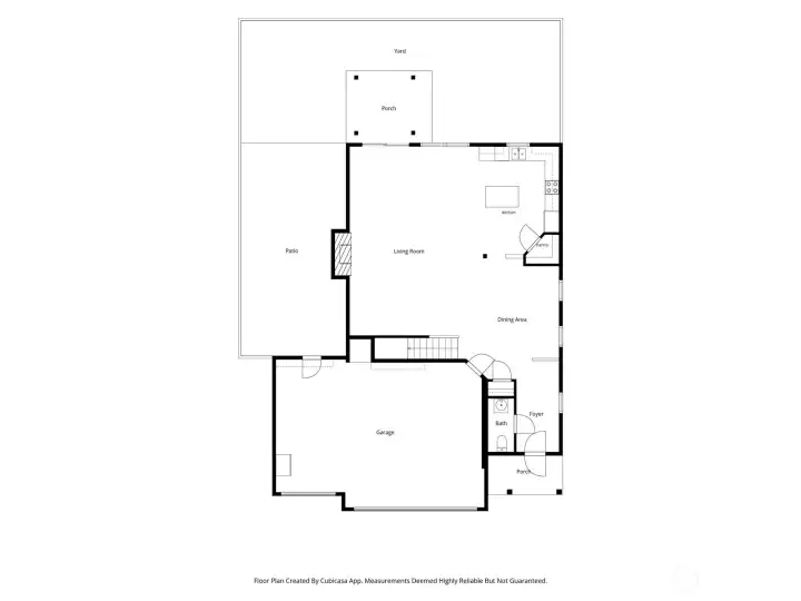 Downstairs floor plan