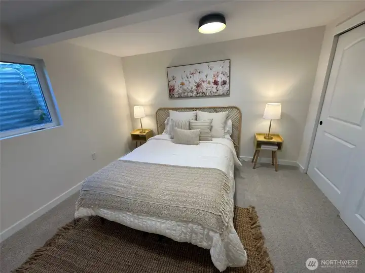 Lower level bedroom