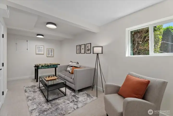 area next to laundry room