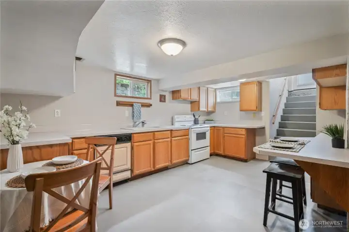 Optional ADU kitchen space Optional ADU kitchen space