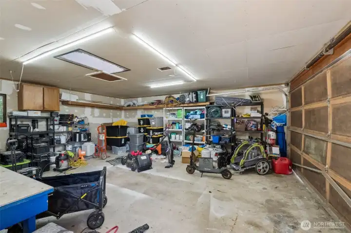 Large 2-car garage Large 2-car garage