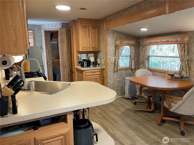 Another view of the kitchen.