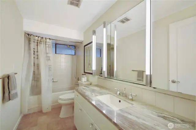 Main Full Bath, upper floor