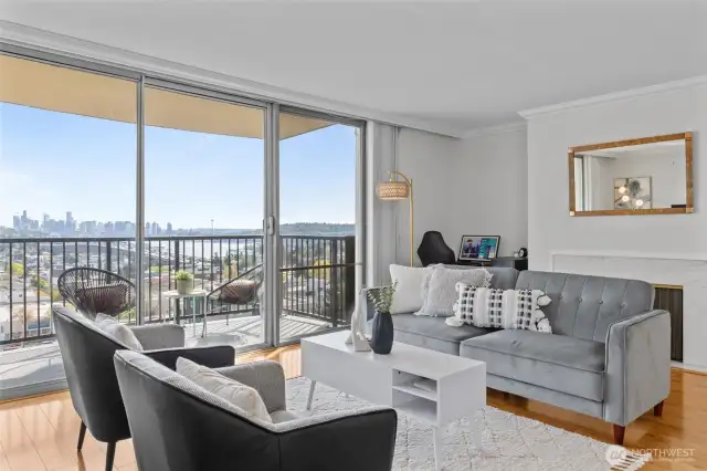 Incredible view from the livingroom