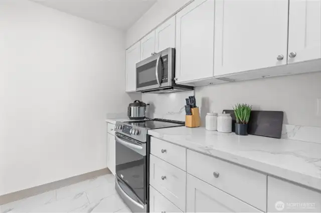 plenty of countertop space