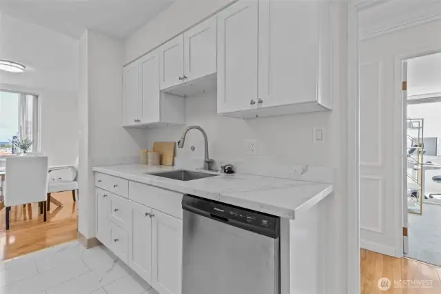 spacious kitchen