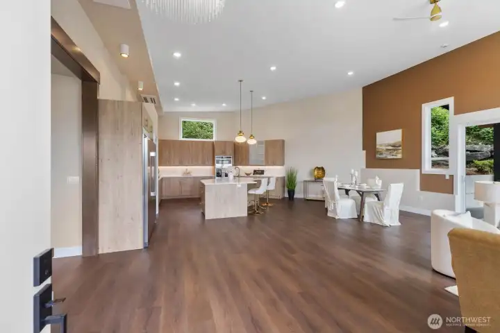 This home is a one level home with a basement and optional elevator