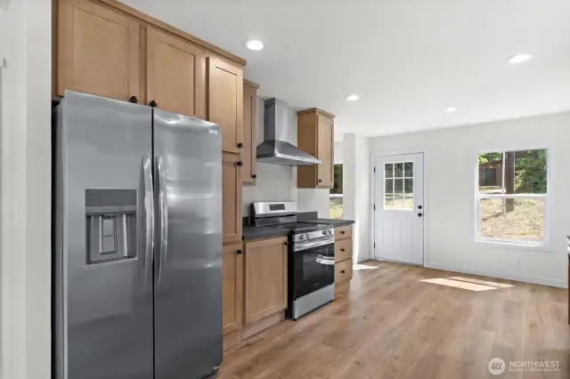 Kitchen with exterior access