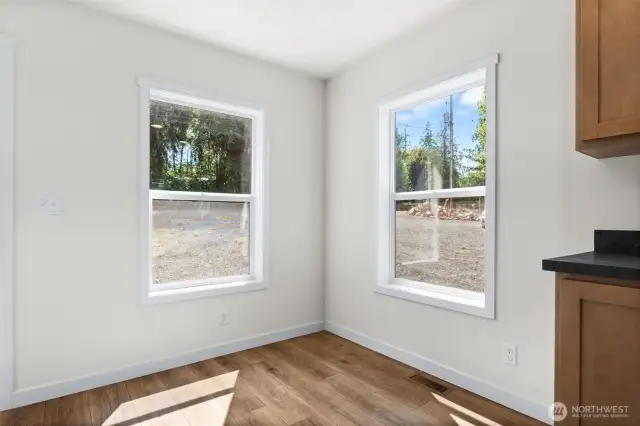 dining room in kitchen