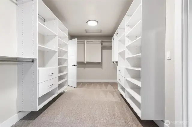 Primary closet