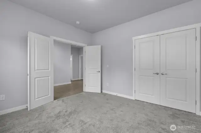 The 4th bed or den/office is located in the front of the home west of entry way.