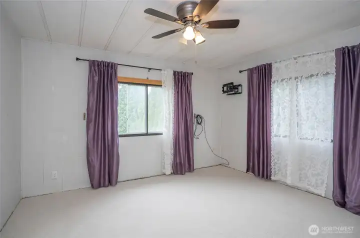 Primary suite featuring two spacious windows for plenty of natural light.