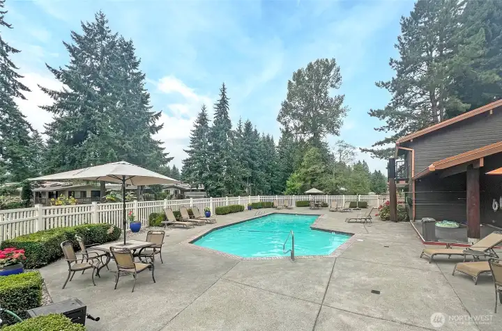 Beat the heat in the refreshing, inviting pool!