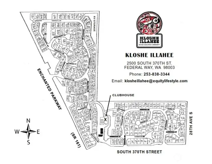 Kloshe Illahee park map.