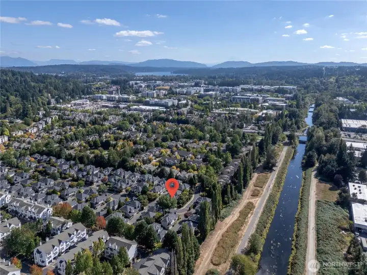 Enjoy a morning stroll on the Sammamish River Trail