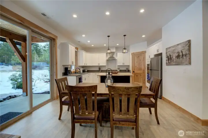 Tons of natural light filled rooms