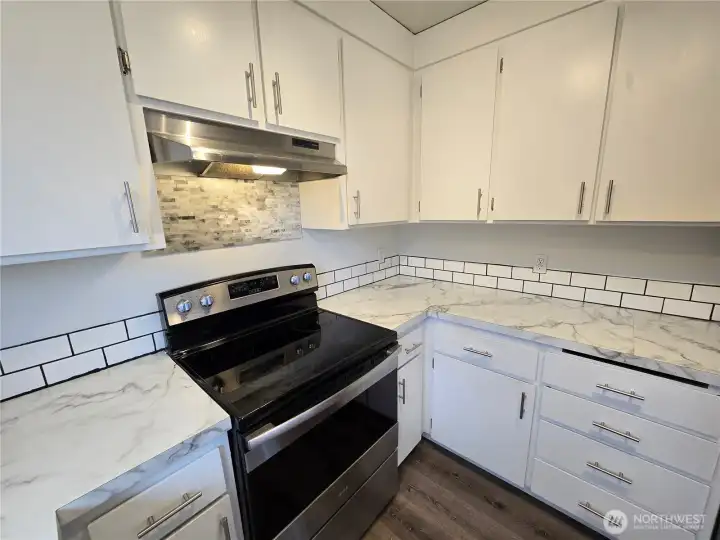 Updated Kitchen with Stainless Steel Appliances