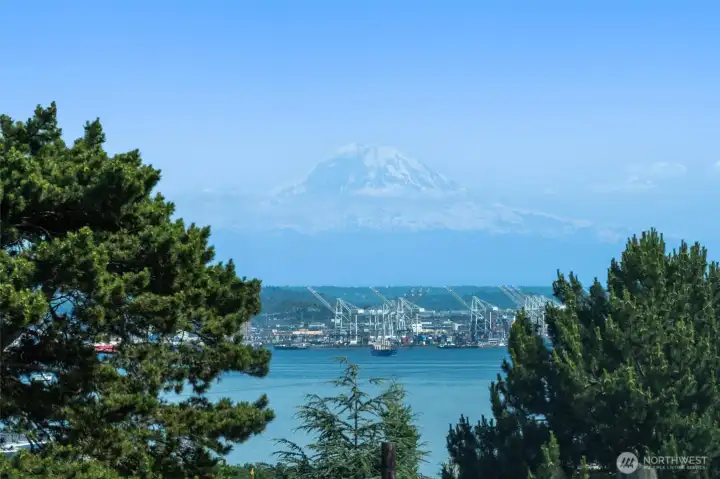 Example of views of Mt Rainier.