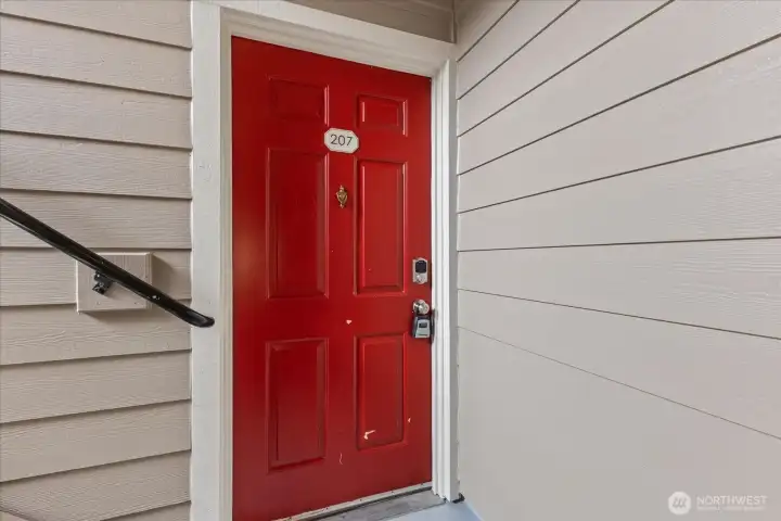 Entrance to the condo