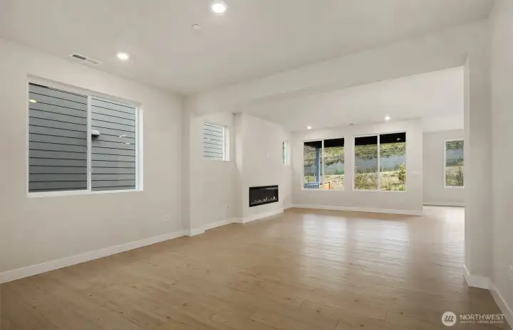 Liv room-Same design of home, but a different, sold one.