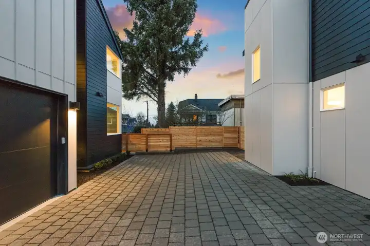 Designated off-street parking adjacent to the unit.