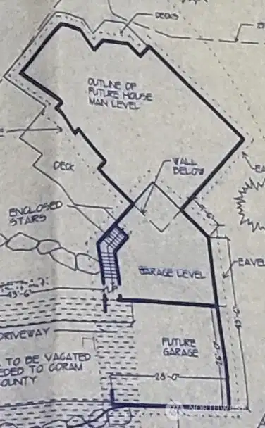 Un-built Main House Plan