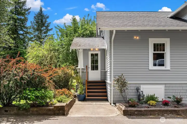 Entry in front porch area.