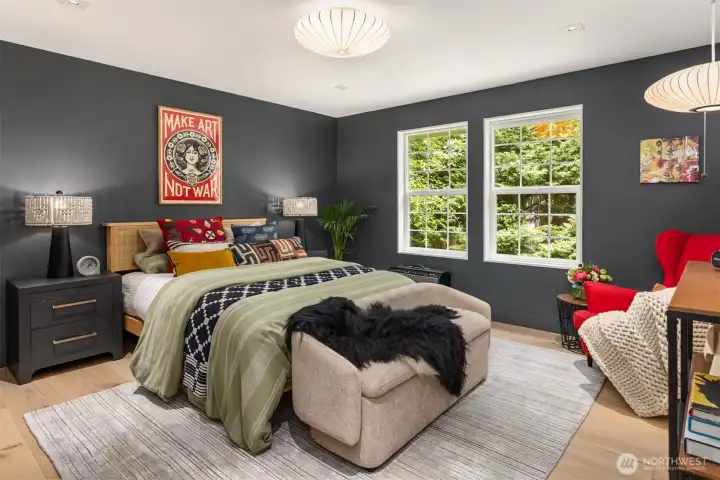 The home's 4th bedroom.